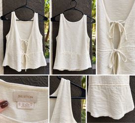 Off White Tie Tank Size XS
