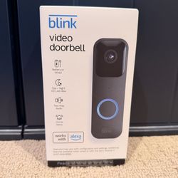 Brand New / Sealed - Blink Wi-Fi Video Doorbell - Black