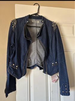 Chamarra De Mezclilla Para Mujer Talla M