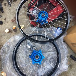 Dirtbike Rims 21inch Front 18 Inch Back