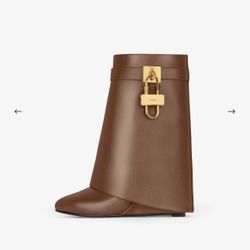 Givenchy Calf High Shark Boots