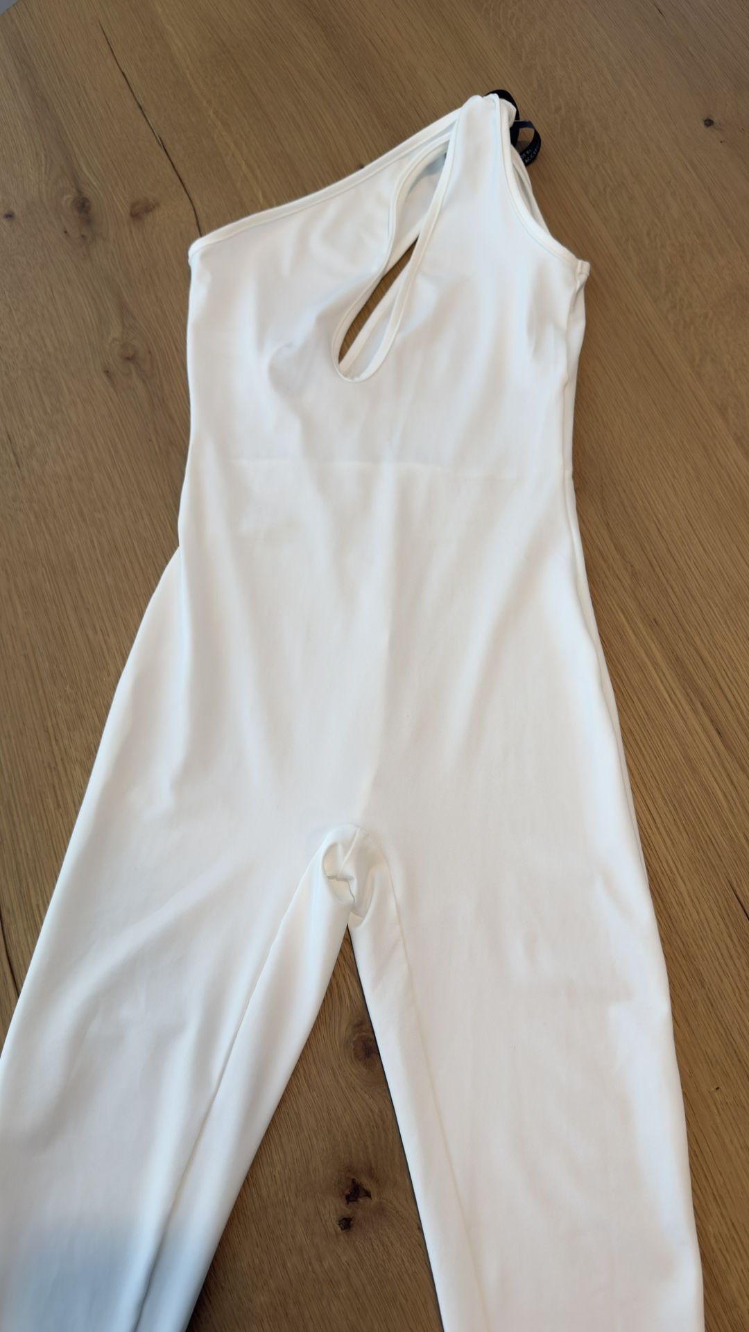 White Cut Out Jumpsuit
