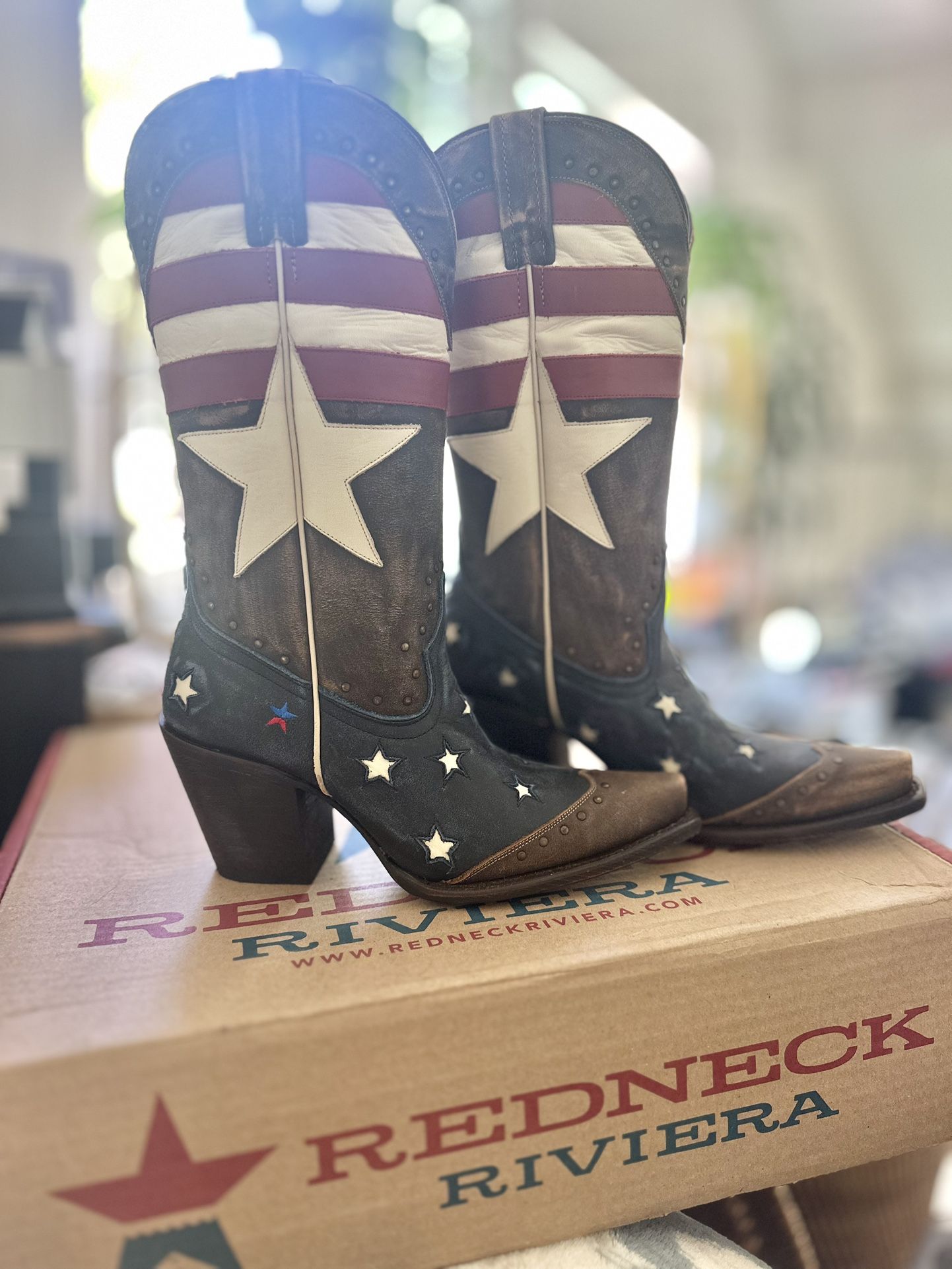 BRAND NEW REAL LEATHER COWBOY BOOTS