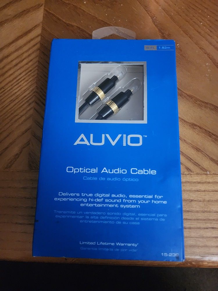 Auvio 6ft Optical Cable