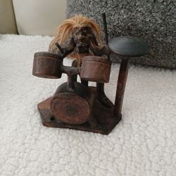 Crazy HAIR  WOOD Craved  DRUMMER