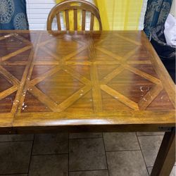 Kitchen Table Adjustable 8 or 6 Seater 