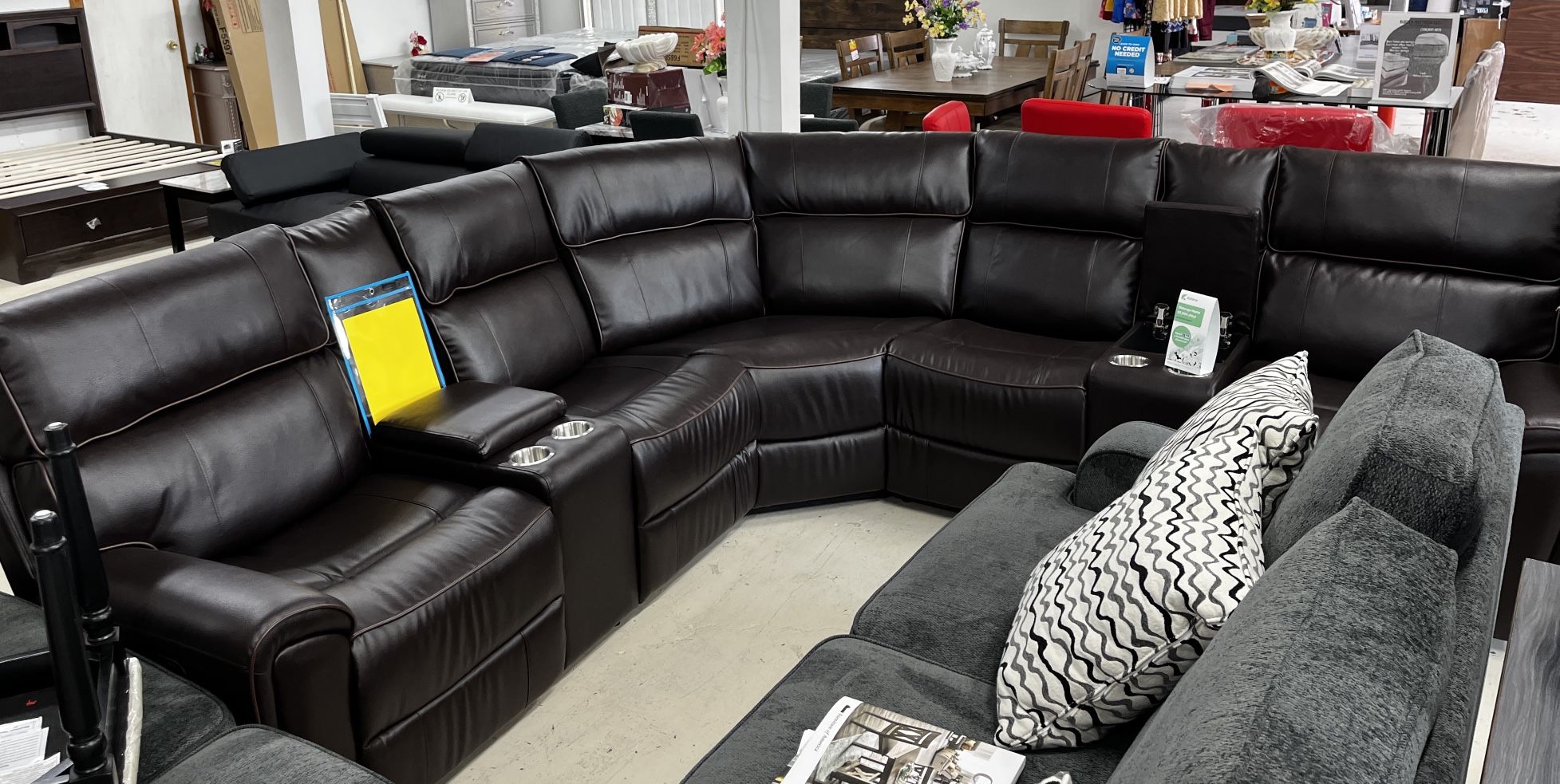 New Recliner Sectional