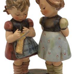 Rare Mint Condition Goebel Hummel “Knitting Lesson” (with Original Box!)