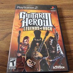 $7 Guitar Hero III Legends Of Rock!
PS2 Playstation 2