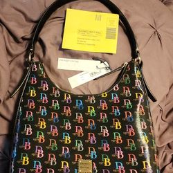 Dooney & Bourke Db75 1975 Multi Hobo