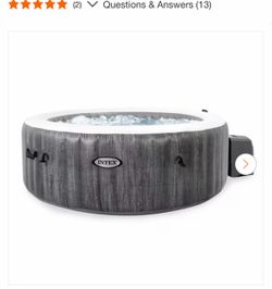 Intex hot tub