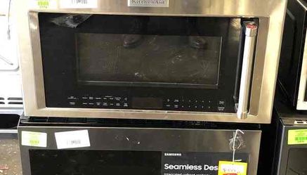 Kitchenaid Over The Range Microwave (model:KMHC319ESS) LN