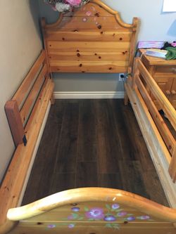 Twin Bed And Armoire
