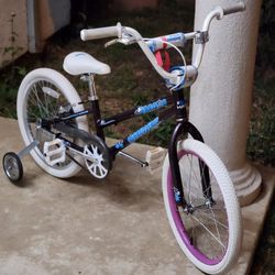 20" Almost  New BMX Bike With Training Wheels 
