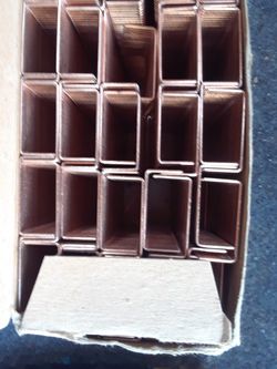 1 box of Bostitch staples...5/8..2500 count