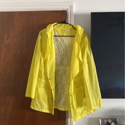 Yellow Rain Jacket 