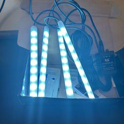 Car Interior Strip Lights White 
