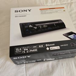 New Sony MEX-N4380BT FM/AM, CD, Bluetooth Car Receiver 55Wattx4