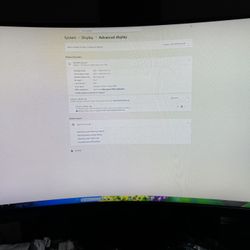 Curved 1440 P Monitor