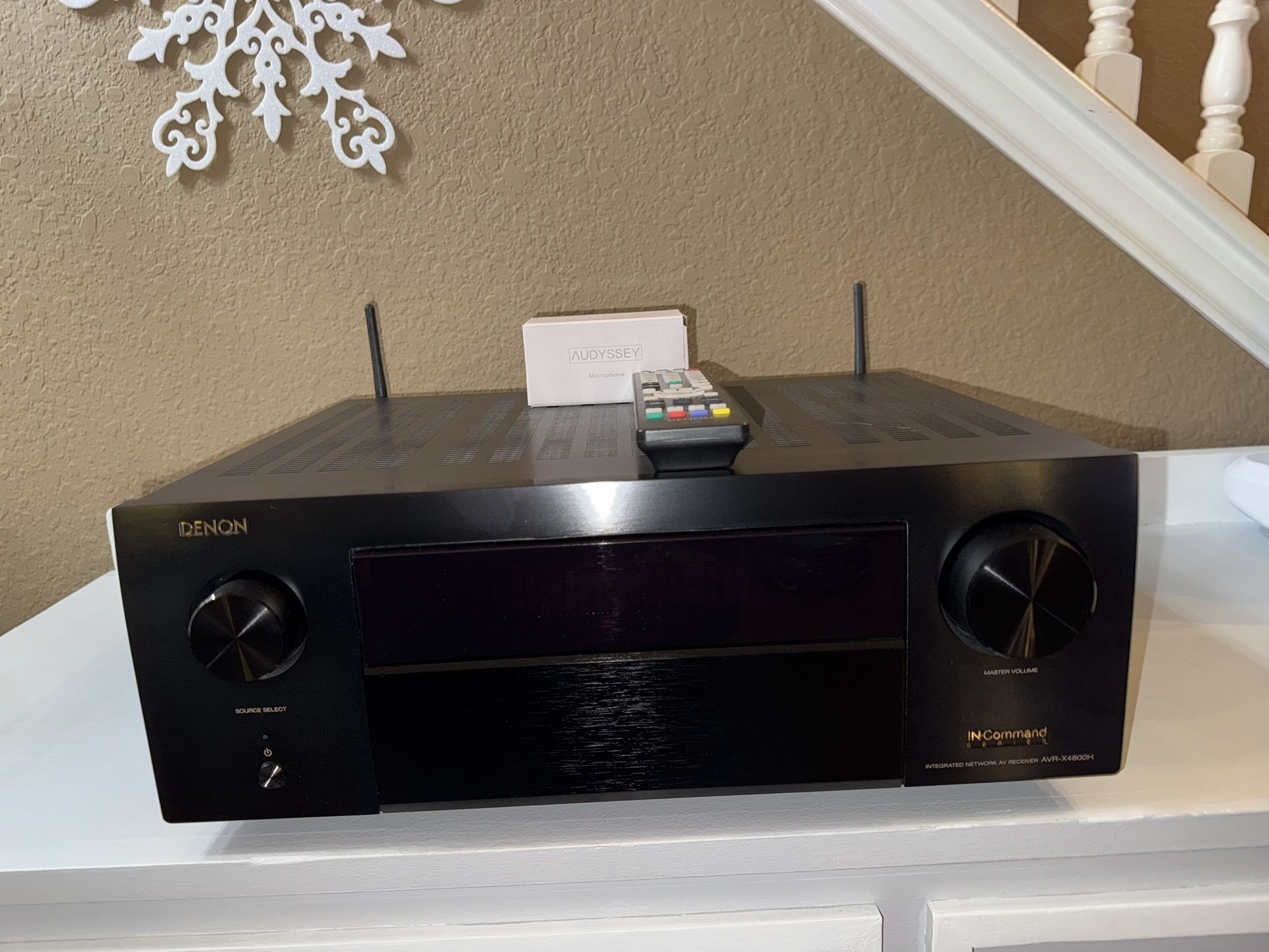 Home Theater System 9.4-Ch Receiver, 8K & 5 Speakers