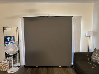 Raubay 6.6' x 6.9' Collapsible Grey Screen