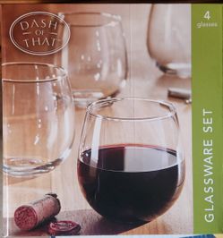 Wine glasses 4 pack