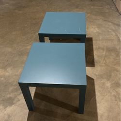 Two IKEA End Tables 