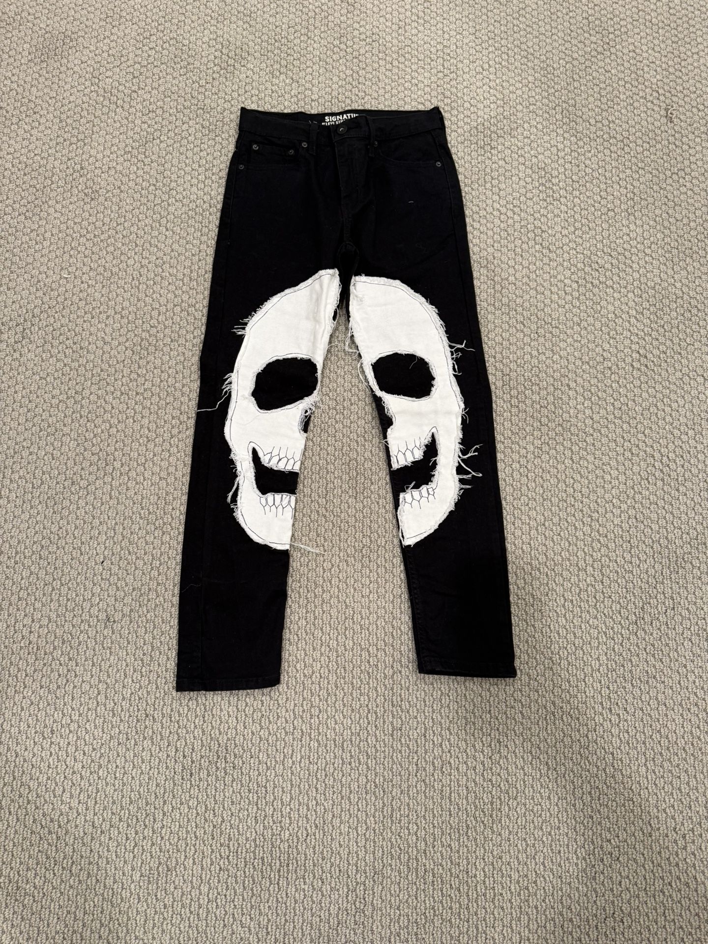 Levi’s Signature Slim Fit Jeans ( Custom Skull )