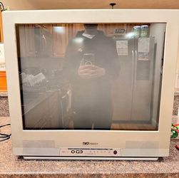 27” Emerson CRT TV w/ Component Inputs (Read Description)