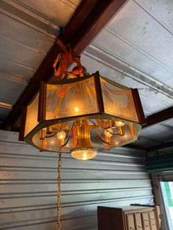 Mid Century Chandelier 1970s