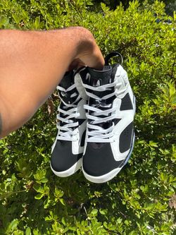 Air Jordan 6 Black and White Sneakers