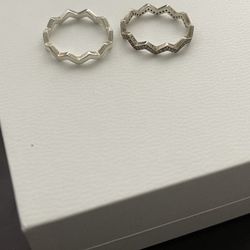 Pandora ring zigzag