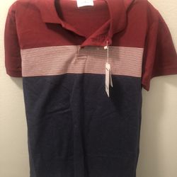 Stripe Collar Shirt Medium