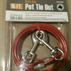 15' Pet Tie Out, New
