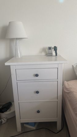 White Nightstand IKEA