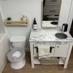 Montessori Vanity/Sink - DIY