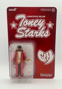 Ghostface Killah Toney Starks Super 7 Reaction Figure Unpunched Mint Box