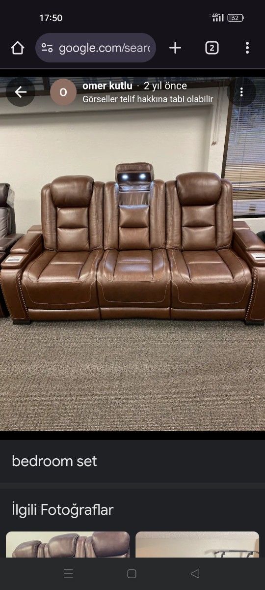 The Man-Den Power Reclining Sofa
Ashley Furniture$10 Down Payment And Financing Available