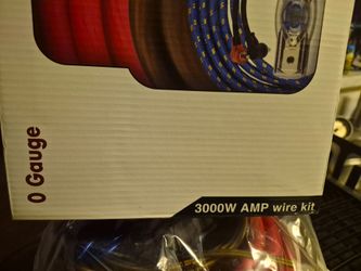 0 gauge 3000W  amplifier wiring kit