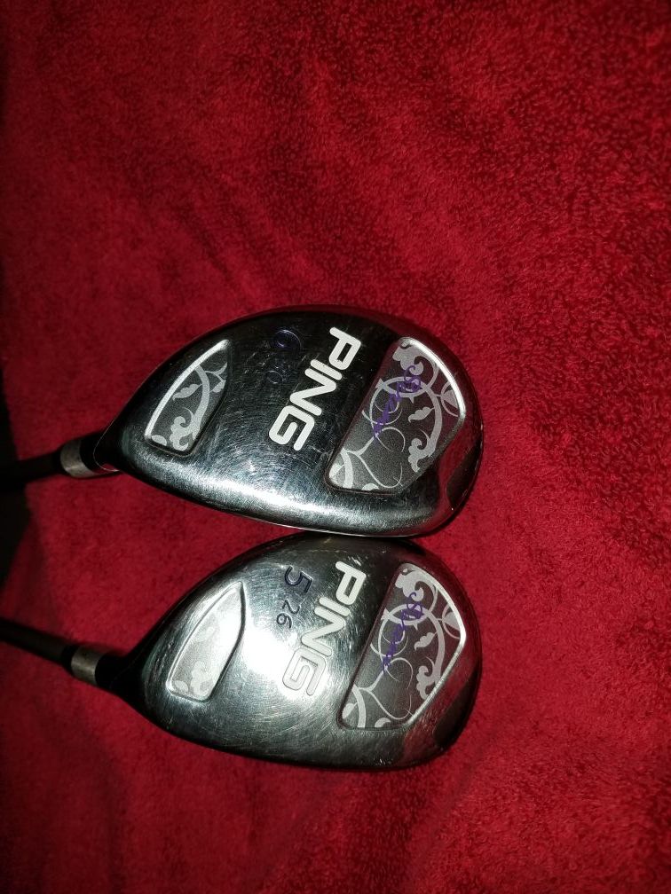 PING LADIES GOLF CLUBS 2 HYBRIDS (5&6) RH Mint