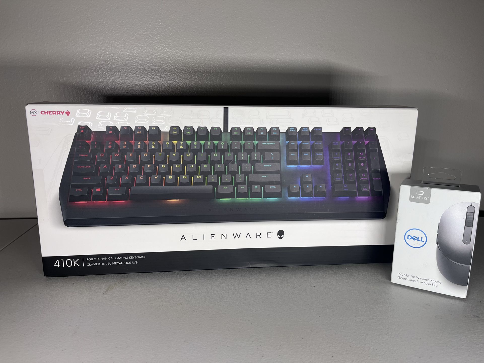 ALIENWARE KEYBOARD AW510K+ DELL MOUSE