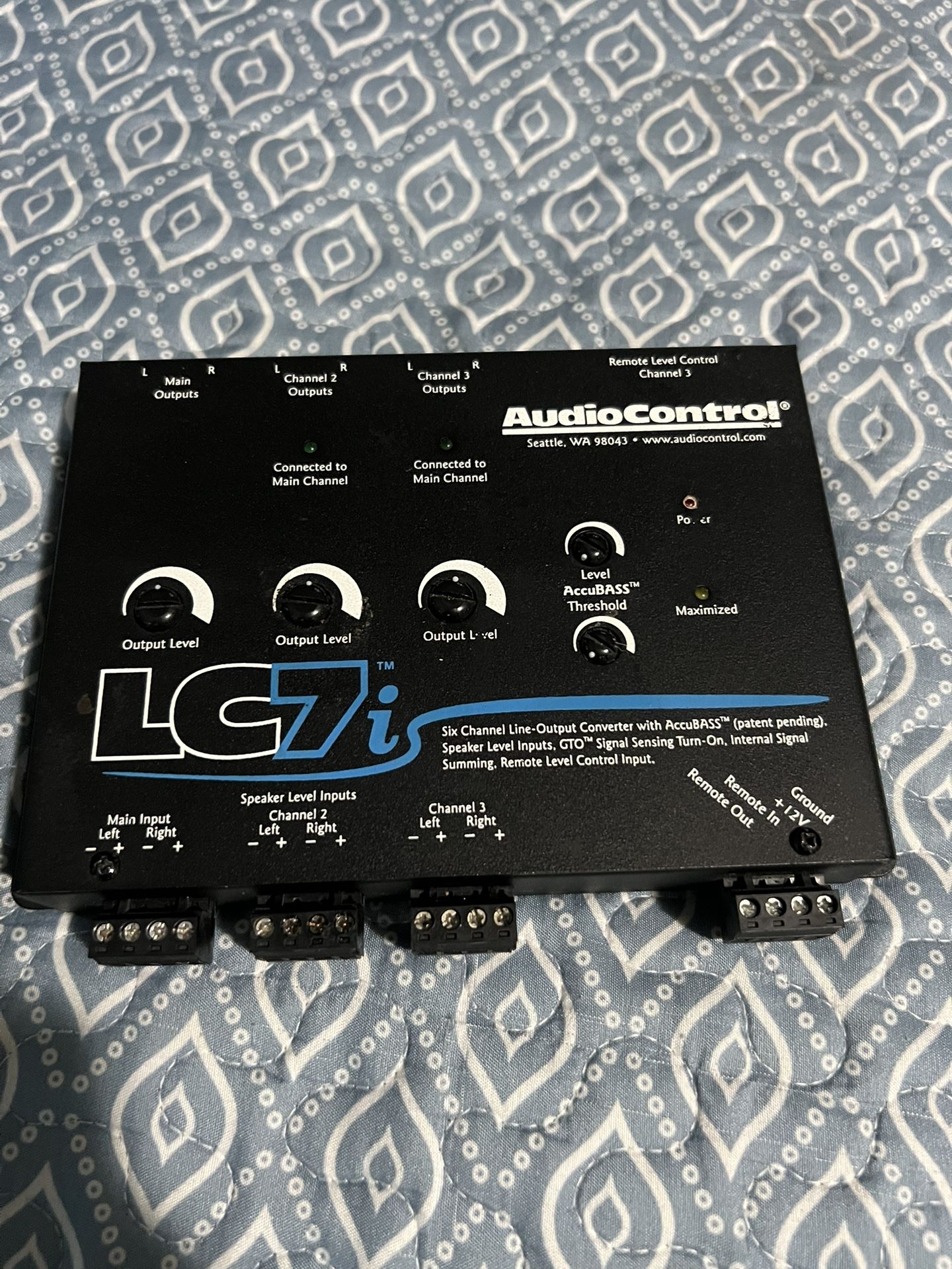 LC7i Audio Control