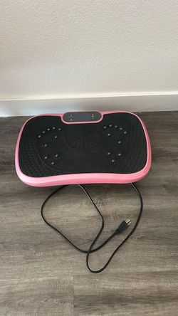 Pink Vibration Plate Exercise Machine