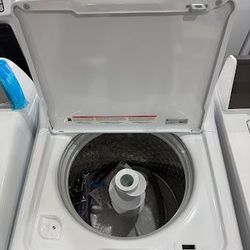 GE® 4.5 Cu. Ft. White Agitator Top Load Washer with Spanish Panel and Wash Modes Soak and Power