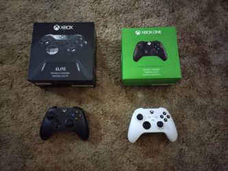 Four Xbox Controllers