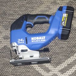 KOBALT CORDLESS BRUSHLESS JIGSAW W/BATTERY