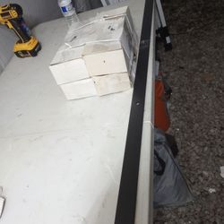 NEW SMARTSTANDARD 6 Feet Bypass Sliding Barn Door Hardware Kit - for Double Wooden Doors-Fit 60".