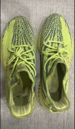 Adidas Men's Yeezy Boost 350 V2 'Semi Frozen' - Green - Low-top sneakers  size 13