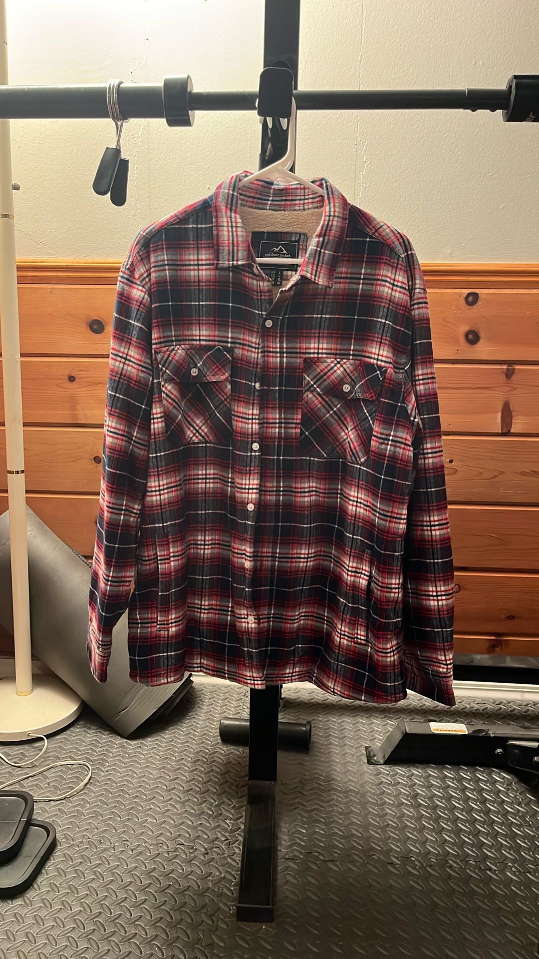 Large Outdoor Jacket Warm Lining
