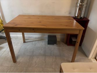 IKEA Wood Dining Table & Chairs Set ( good condition)